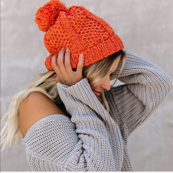 Vici Accessories - Light My Fire Pom Beanie Vici